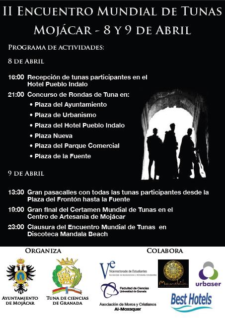 Tuna de Ciencias de Granada :: II Encuentro Mundial de Tunas - Mojácar 2011