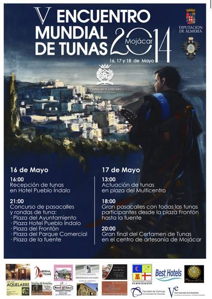 Tuna de Ciencias de Granada :: V Encuentro Mundial de Tunas Mojácar 2014